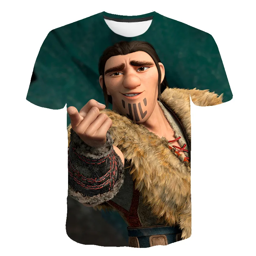 

Anime How To Train Your Dragon 3D printed t-shirts Unisex Sweethearts outfit