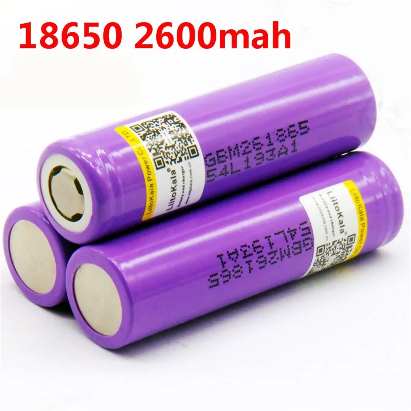 LiitoKala-para-M26-100-original-18650-2600-mah-10A-ICR18650-m26-2600-mah-3-7-v (2)_