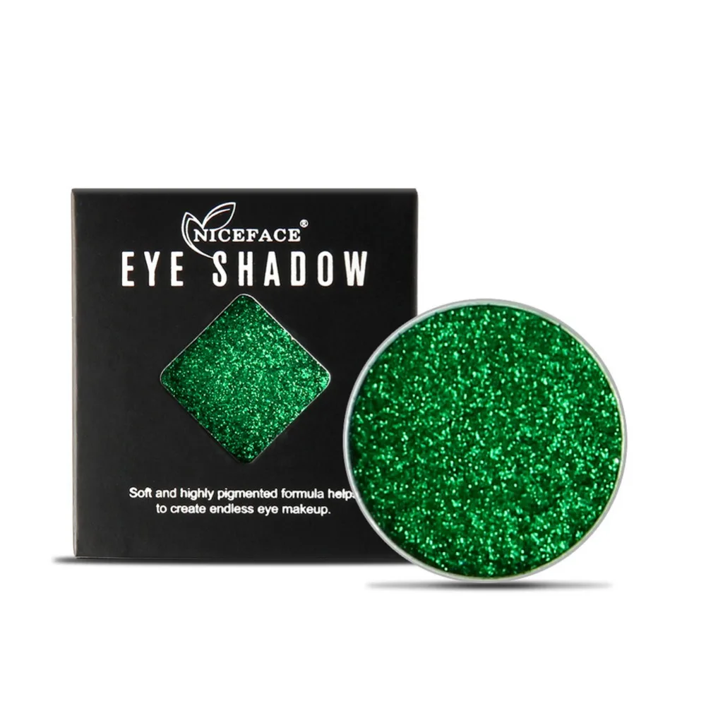 NICEFACE 45 Цвет сверкающий Shimmer Shinny прессованный блеск Тени для век Пигмент Макияж