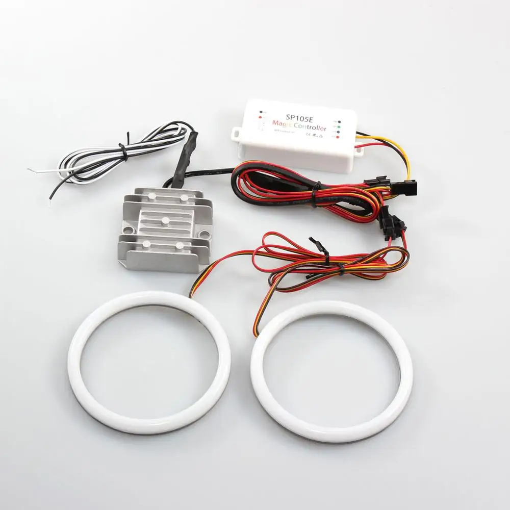 RGBW Angel Eyes вращающийся динамический хлопковый светодиодный непрерывный Bluetooth