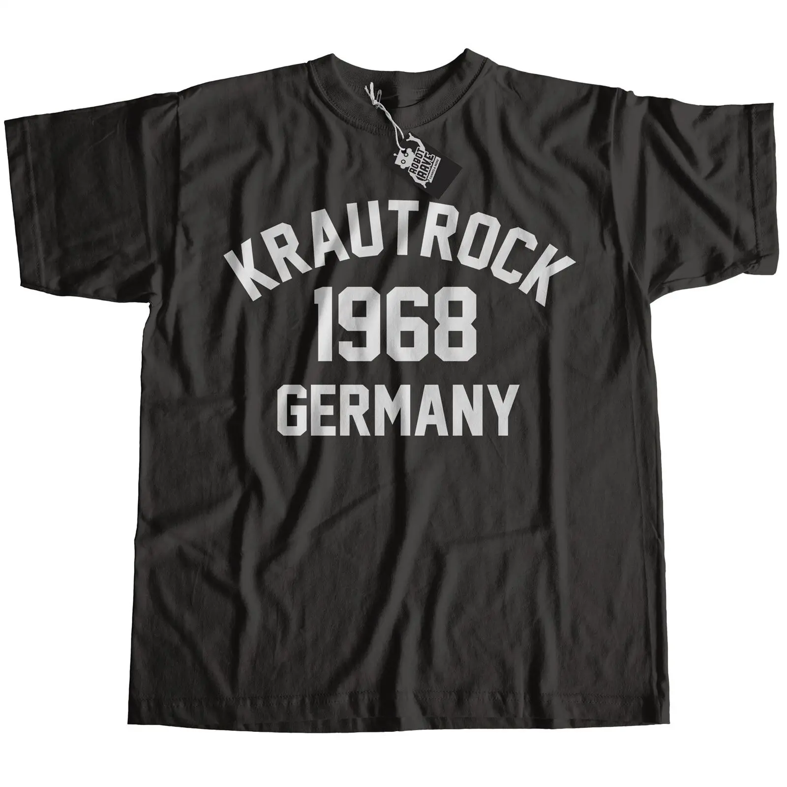 Krautrock 1968 Футболка 100% хлопок высокого качества Neu Tangerine Dream