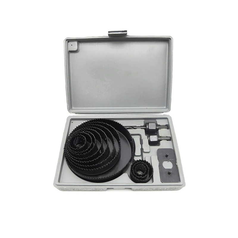 

16pcs DIY Hole Saw Cutting Set Kit (19mm-127mm) high quality Mandrels Saws Core Drill Bits Woodworking tools
