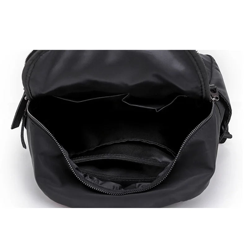 Повседневный нейлоновый рюкзак, женская школьная сумка, рюкзаки в консервативном стиле для девочек-подростков, Mochila Bolsa, черный цвет, студенческие дорожные сумки