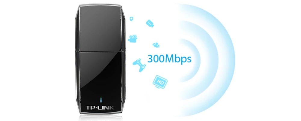 USB Wifi антенный адаптер TP-Link беспроводные сетевые карты 300 Мбит/с Wifi адаптер IEEE802.11n Wifi ключ для настольного ноутбука