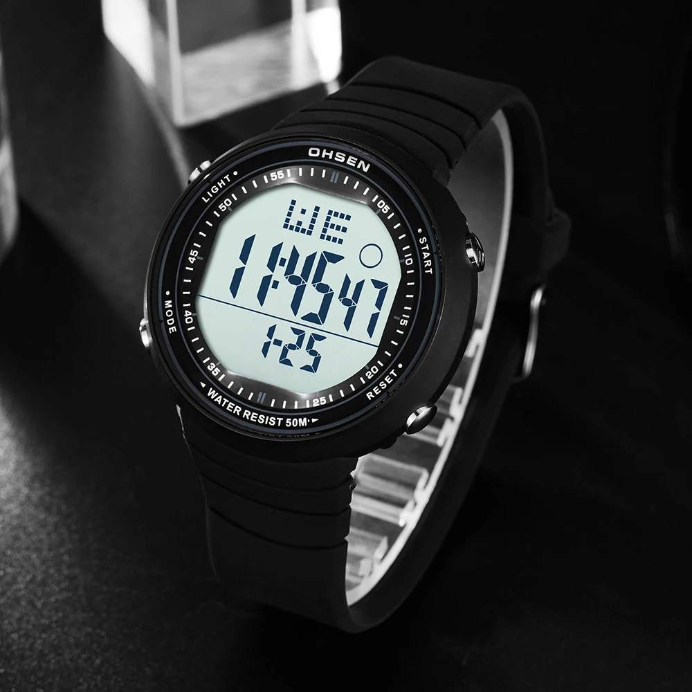 

New Fashion Luxury Sport Watch Men Analog Digital Military Silicone Army Sport LED Horloges Wrist Watches Men Relogio Masculino