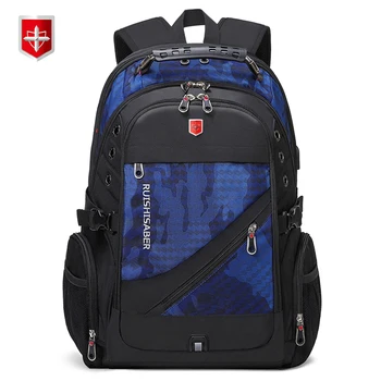 

Brand New USB Charging Men 17inch Laptop Backpacks for Teenager Fashion Male Mochila Leisure Oxford Travel Backpack anti thief