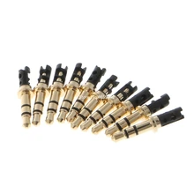 Écouteurs à 3 pôles 3.5mm, 20 pièces, prise mâle à souder, adaptateur de prise Audio pour casque d'écoute