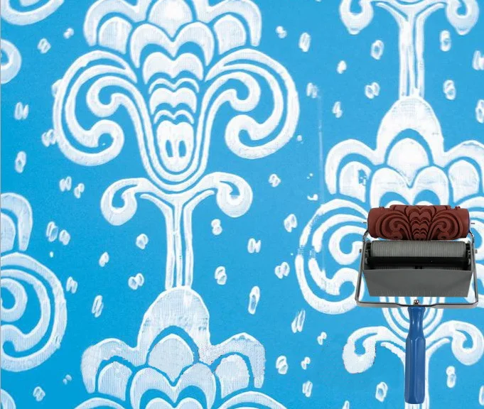 

2014 Novelty painting tools 5 inch rubber textured roller for wall decor without decoration machine 04