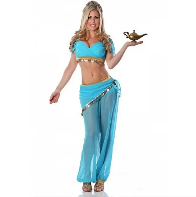 Princess Jasmine Costume Women Adult Aladdin's Princess Jasmine Princess Jasmine Costume Women Adult Aladdin S Princess Jasmine Cosplay Halloween Costumes For Women Belly Dance 32676112067html
