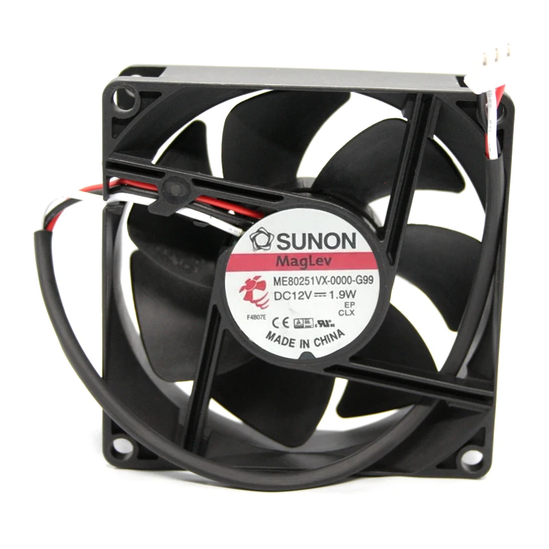 

wholesale for SUNON brand ME80251VX-0000-G99 DC 12V 1.9W 3 line 80x80x25mm Server Square cooling Fan