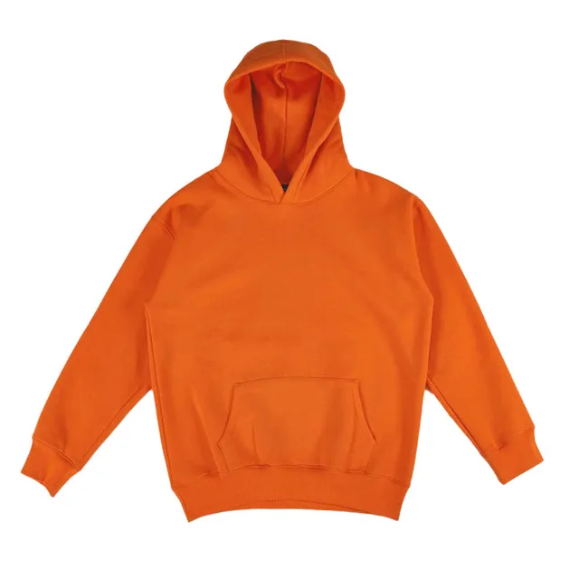 Solid Color thick Fleece Mens Sweatshirts and Hoodies Pullover Casual Blank  Hoody Men Women Army green,pink,khaki,orange,black - AliExpress