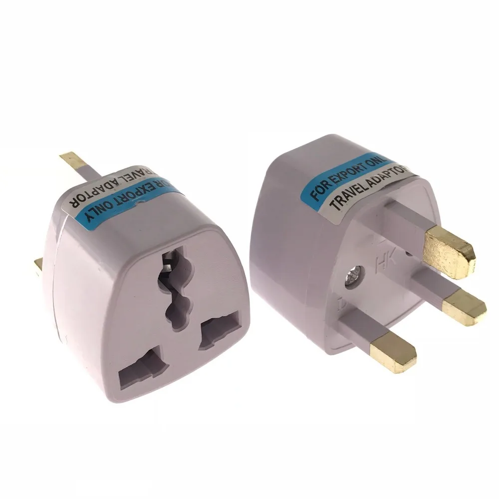 HongKong Travel Adapter US AU EU to UK Plug Travel Wall AC Power Adapter 250V 10A Electrical