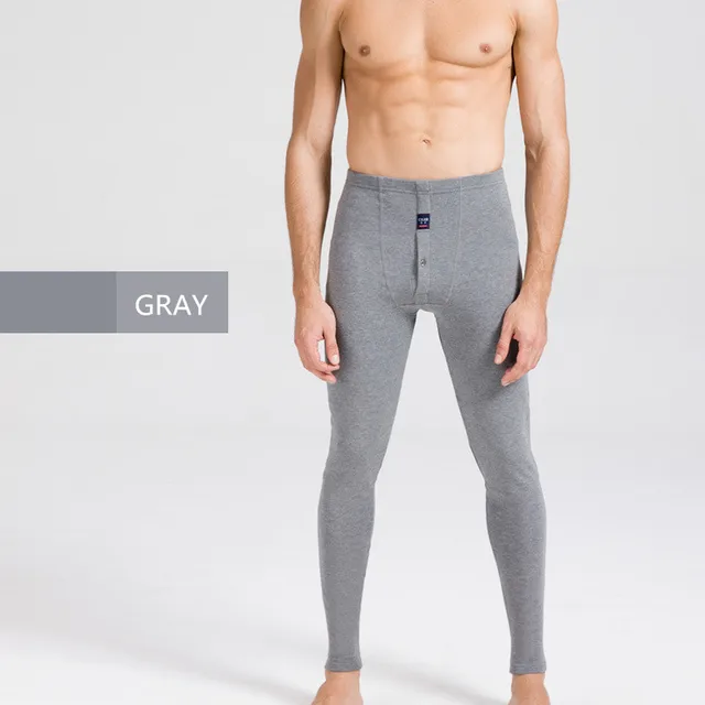 CILER 2018 winter Warm Men cotton leggings Tight Men Long Johns Plus