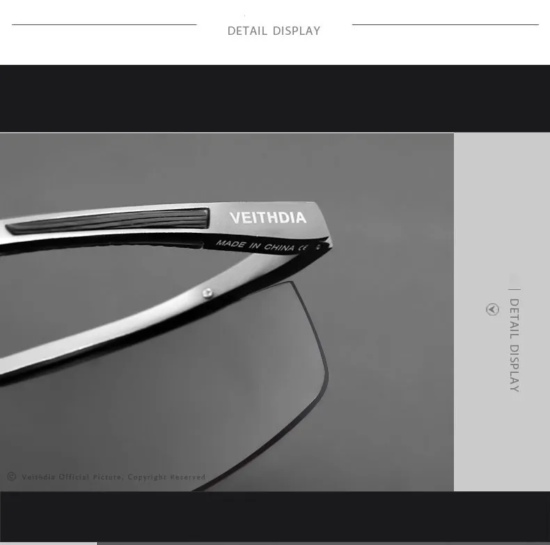 Солнцезащитные очки VEITHDIA, мужские, фирменный дизайн, поляризационные, мужские, солнцезащитные очки с оригинальной коробкой, очки gafas oculos de sol masculino 6588