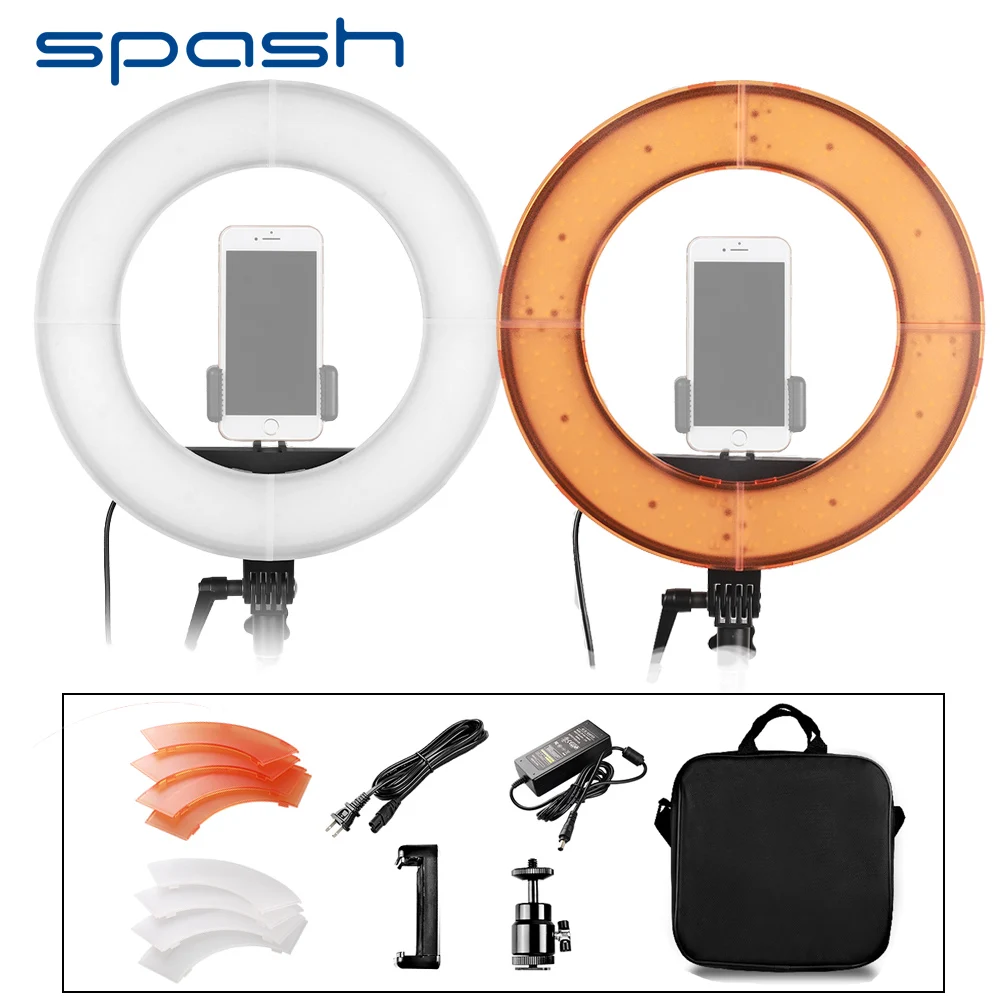 

spash12 inch LED Ring Light photography Lighting for Youtube Photo Camera Phone Studio Video Lamp Circle Light High CRI 5500K