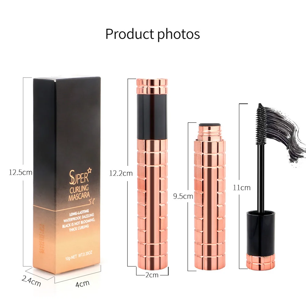 Dropshipping 1 Pcs Mascaras Thick Curling Waterproof Long Lasting Portable for Women Lady SMJ