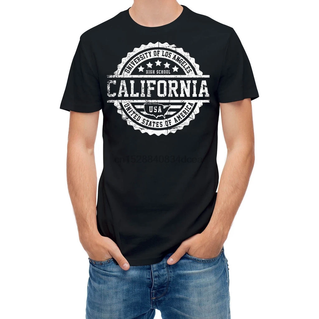 Hot Sales2019 Cool Usa La California High School University 24726 3D Print Men Quality Tee Shirts |