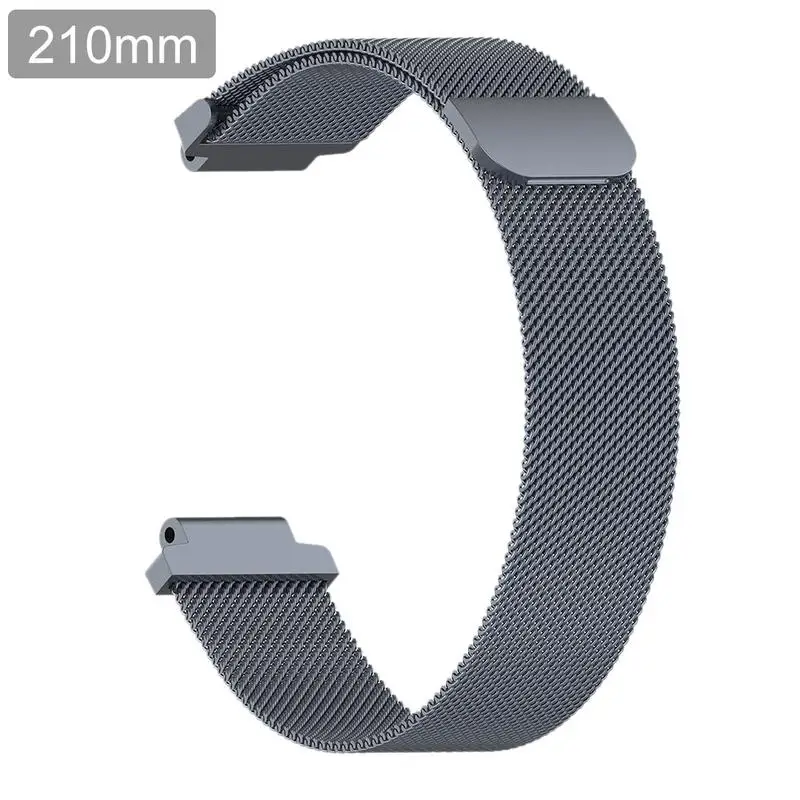 Ремешок для смарт-часов Garmin Forerunner 220 230 235 630 620 735 235 подход S20 S5 S6 ремешок для наручных часов Apple Watch, Миланский Браслет с отверткой - Цвет: Gray