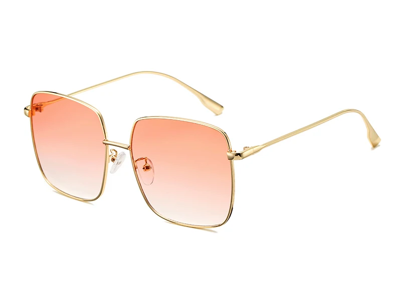 Pro acme фирменный дизайн негабаритные модные квадратные солнцезащитные очки для женщин металлическая оправа солнцезащитные очки женские