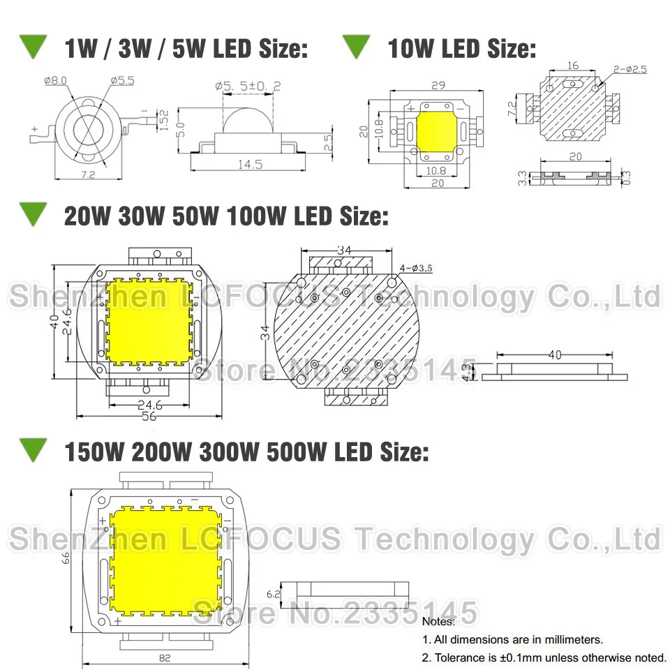 Высокомощный светодиодный чип 20 Вт Зеленый 520 525nm COB диод SMD для DIY 40 60 100 прожектор