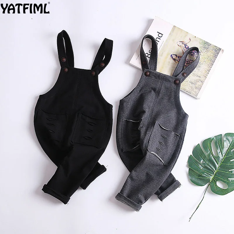 

YATFIML 2018 Cotton Soft Kids overalls Spring Autumn sleeveless clothes toddler kids Ropmer Newborn baby knitted clothes