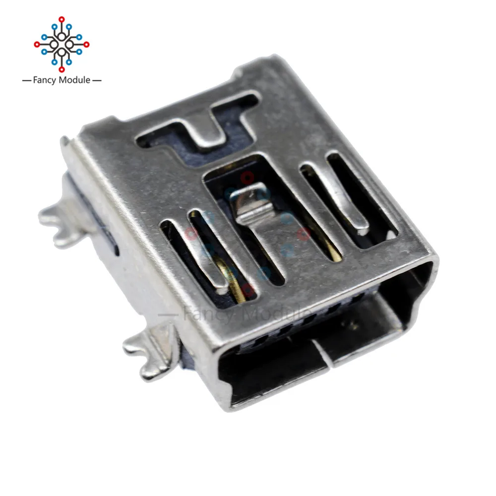 100 шт. Mini-USB SMD 5-контактное гнездо Mini B разъем