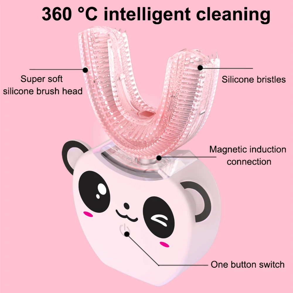 360 ° Automatic Sonic Electric Toothbrush Waterproof Intelligent U Type Automatic Toothbrush Whitening Electric Tooth brush 360 ° Automatic Sonic Electric Toothbrush Waterproof Intelligent U Type Automatic Toothbrush Whitening Electric Tooth brush
