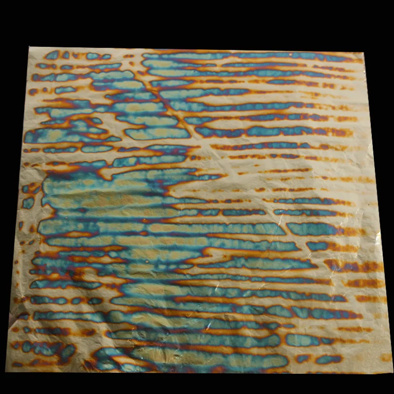 50pcs/booklet, variegated copper leaf ,gilding, tidy,high quality