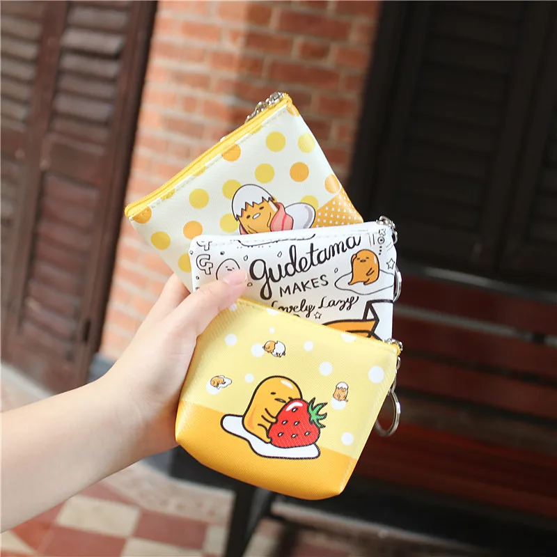 

Cartoon Gudetama Girls Wallet Bag Ladies Zipper Mini Coin Purses Children Purse Coins Pouch Storage Bag Organizer Handbag