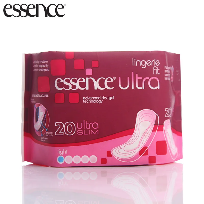 Essence , Sanitary Napkin 20piece ,slim ,nofluorescent Agent, Sanitary