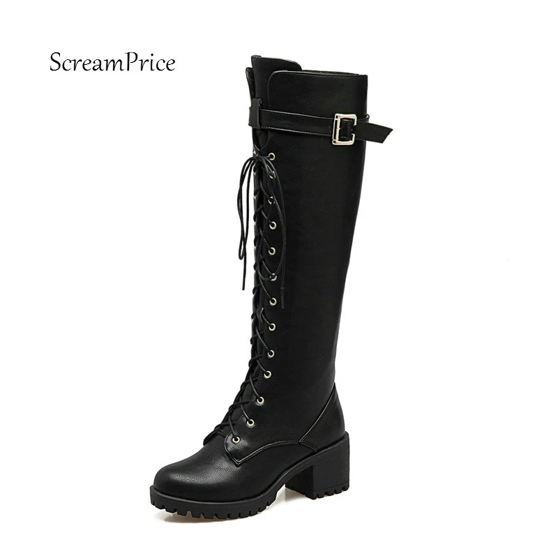 comfortable black knee high boots