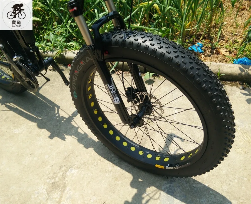 Clearance Kalosse   new cycling bicicleta mountain bike  bicycle 21/24/27/30 speed  26*4.0 tires  snow/beach   mountain bicycle 15