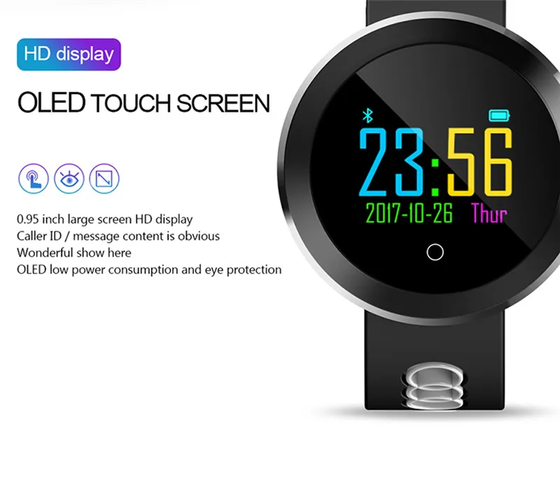 Q8 Pro умные часы фитнес-трекер из закаленного стекла смарт-часы IP68 водонепроницаемый монитор сердечного ритма умный Браслет