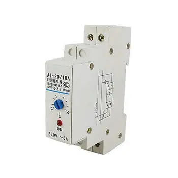 

0.1-10s DIN Rail Mechanical Programmable Timer Switch 220V AC 5A Time Relay