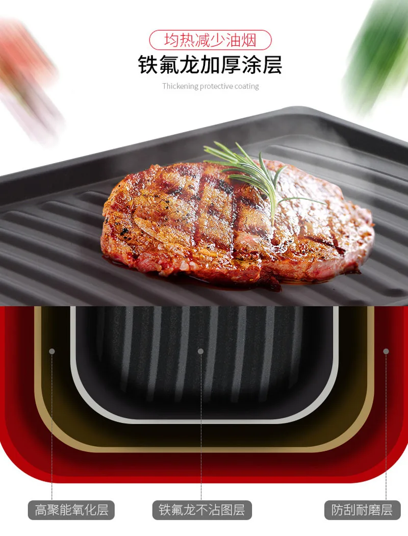 Корейская печь для барбекю, бытовая электрическая печь для барбекю на открытом воздухе, антипригарный Электрический противень для выпечки, машина для барбекю