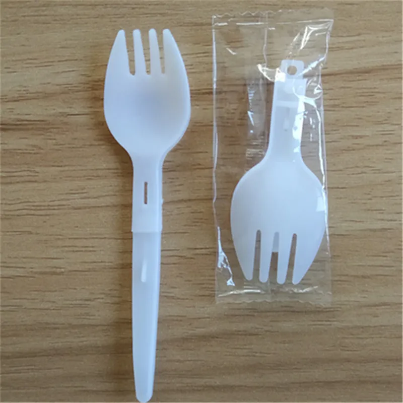 

Plastic scoop Folding Fork spoon Measuring spoon Ice cream Fork scoop 5000pcs/lot