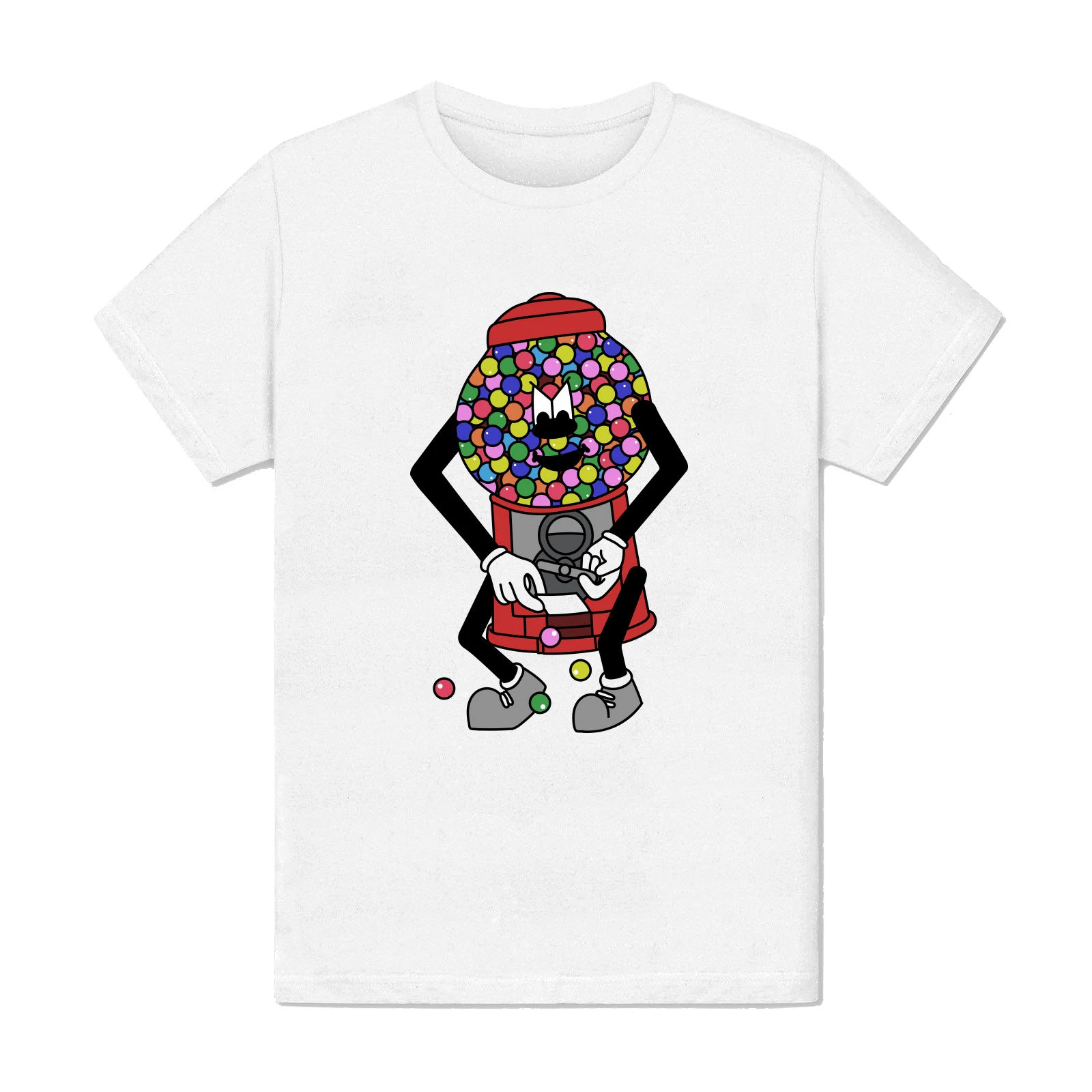 T Shirt Homme Machine A Bonbon Candy Amusant Personnage Enfant Design Short Sleeve Plus Size Discount Hot New Top Free Shi T Shirts Aliexpress