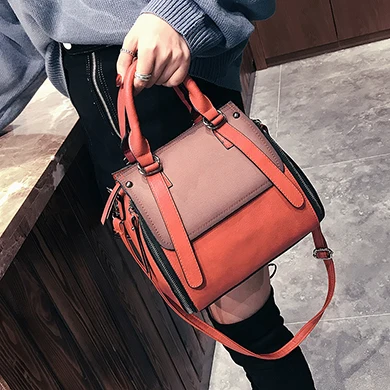 Винтажные новые сумки для женщин женские брендовые кожаные сумки высокого качества маленькие сумки женские сумки через плечо повседневные тоут - Цвет: Красный