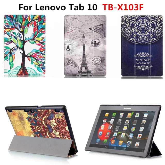 Cheap For Lenovo Tab 10 TB-X103F X103F 10.1'' Tablet Colorful Print PU Leather Case Cover With Magnet folio Stand Cute Tower Flower Cheap For Lenovo Tab 10 TB-X103F X103F 10.1'' Tablet Colorful Print PU Leather Case Cover With Magnet folio Stand Cute Tower Flower