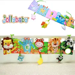 Jollybaby детская одежда для активного отдыха Ткань Книга мультфильм животных мягкая детская развивающая игрушка Ткань Книга плюшевая история