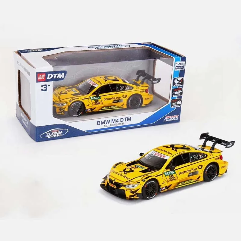 Kopen 1 32 gegoten speelgoed auto snelle en passie BMW M4 auto model serie auto speelgoed kinderen kerstcadeau