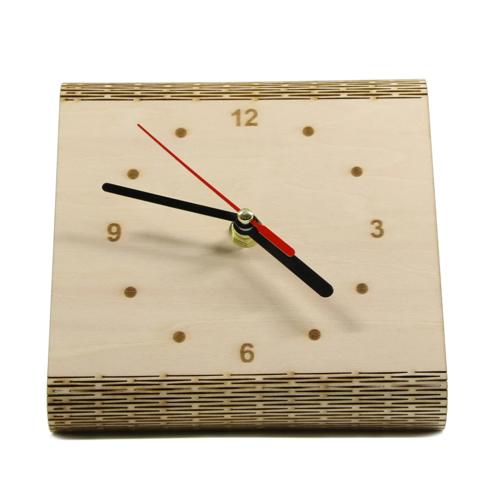 The Flex Time Clock DIY Simple Desk Clock Modern Contemporary Bedside