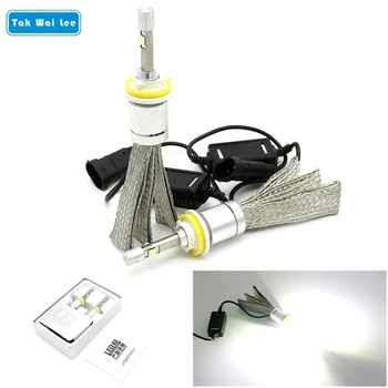 

Tak Wai Lee 2X 40W 4800LM 6000K R3 LED Car Headlight Styling Source IP68 H1 H4 H7 H11 H13 9005 9006 9004 9007 Front Fog Light