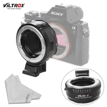 VILTROX NF NEX Mount Lens Adapter W font b Tripod b font Mount Aperture Ring for