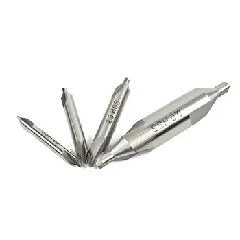 

CNC Tool Center Drills Machining tool lathe Center Drills 4PCS A-Shaped High Quality High Speed Steel HSS Center Drills Bit Set