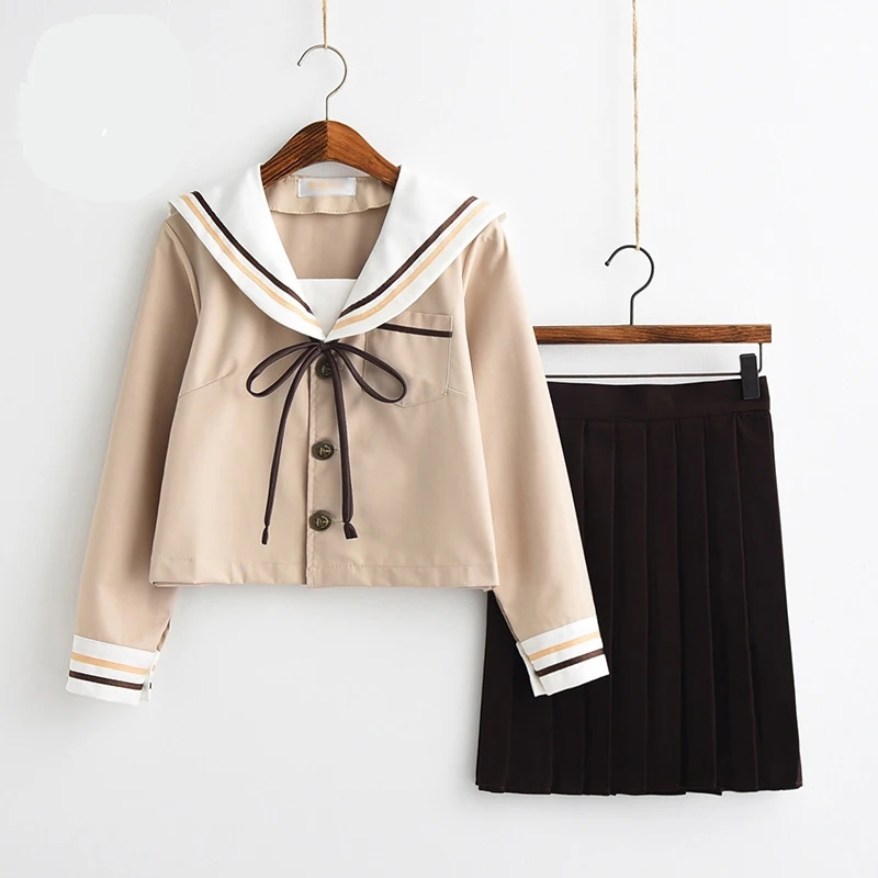 

LoveLive! Japanese Student Lolita Sailor Suit Sailor FuKu JK Uniform Japanese School Uniform Cosplay Costumes