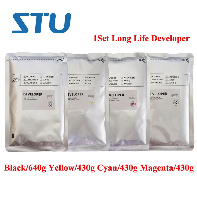 US $154.56 DV613 1Set Compatible CMYK Developer for Konica Minolta bizhub C451 C550 C650 C452 C552 C652 BH C451 C550 C650 C452 C552 C652