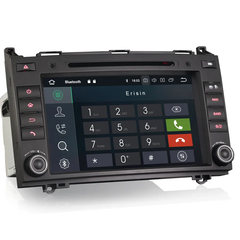 Cheap Erisin ES7821B 7" Android 8.0 Octa core 4G RAM Car DVD GPS Radio DVR DAB+ DVD For Benz Sprinter Viano Vito W169 W245 1