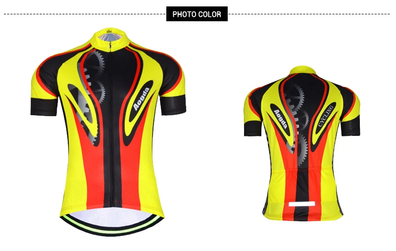 Aogda Мужская летняя одежда для велоспорта Топы Maillot Ciclismo дышащая одежда MTB для велосипедистов рубашки короткий рукав велосипедная одежда