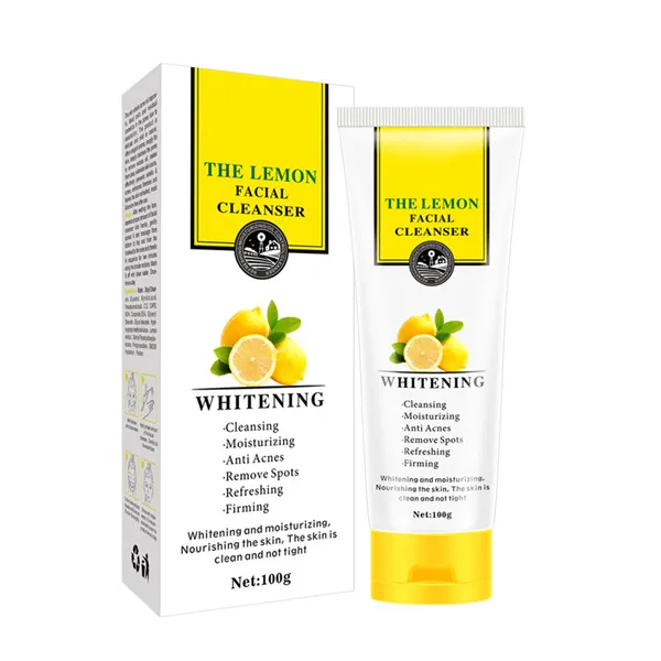 Очищающее средство для лица Lemon увлажняющее масло-контроль против акне против сушки сужает поры очищающее средство для лица